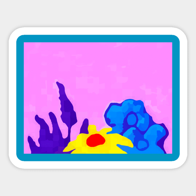 Wildflower Pops Sticker by DonWillisJrArt